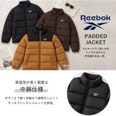 Reebok リーボック 中綿ジャケット メンズ 長袖 アウター スタンドカラー フルジップ  軽量 防寒 あたたかい ロゴ スポーツ ブランド 大きいサイズ ゆったり ユニセックス 大人 カジュアル アウター 春 秋 冬 M L LL 黒 別注 2026fw karlas