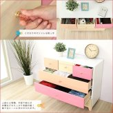 ラック インテリア 収納 タンス チェスト 天然木 ローチェスト 子供部屋 完成品 日本製 幅90cm 桐 4段 オシャレに可愛く収納 リビング用 petora ペトラ 新生活
