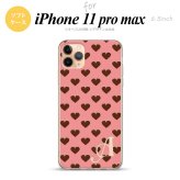 iPhone11ProMax iPhone11pro max スマホケース ソフトケース ハート B ピンク +アルファベット メンズ レディース nk-i11pm-tp173i