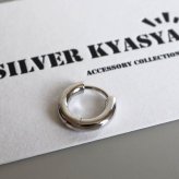 定番 シルバー925 フープピアス シルバーピアス 幅3mm シンプル プレーン 丁度いい太さ ノーマル デイリー セカンドピアス 王道 刻印 片耳1点 メンズ 男性 ユニセックス イヤリング 金属アレルギー対応