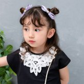 ヘアクリップ リボン かわいい 通販 Rora ルミナ 2個セット 髪留め 髪飾り ヘアアクセサリー 女の子 キッズ 子供 上品 可愛い 結婚式 発表会 七五三 入学式 フォーマル パール 卒園式 簡単クリップ式 キッズファッション