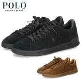 ポロ ラルフローレン スニーカー メンズ 靴 ローカット レザー ヘリテージコート３ POLO RALPH LAUREN HERITAGE COURT3 ブラック ブラウン