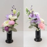 仏花 造花 「あすか」お供え お悔やみ 花 仏壇 仏壇用 光触媒 お彼岸 初盆 お盆 新盆 おしゃれ お洒落 人気 贈り物