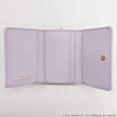 財布 レディース クロミ 口金財布 ミニ財布 サンリオ キャラクター グッズ 凸押し パール生地 ハートメタル ストーン付き コンパクト 小銭入れ 二つ折り財布 プレゼント ギフト サンリオ正規ライセンス品