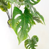 観葉植物 造花 モンステラ BROWN 全高約97cm 中型 フェイクグリーン 本物そっくり おしゃれ インテリア 人工観葉植物 アーティフィシャルグリーン オフィス 店舗 ホテル 開店祝い 室内 デリシオサ フェイク