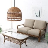 照明 ライト ペンダント ランプシェード ラタン 籐 レイヤーデザイン 1灯 口金E26 60W LED対応 約 W 45 × D H 35 cm 器具 天井 アジアンランプ シーリ