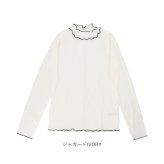mitis Tシャツ ミティス 通販 配色メローロンT カットソー プルオーバー レディース プチハイネックTシャツ 夏 春夏 春秋 長袖 シンプル カジュアル メロートップス おしゃれ 女性 大人 オシャレ かわいい トップス レディースファッション