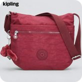キプリング ショルダーバッグ レディース ブランド Kipling アルト ロゴ ワンポイント 無地 K19911-5FW Lounge Wine 赤