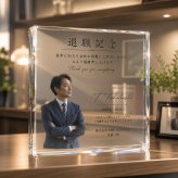 永年勤続 ガラスブロック 退職祝い 上司 クリスタル盾 おしゃれ 功労賞 開業祝い 定年 送別会 創立記念 表彰状 会社 法人 記念品 法人ギフト ギフト 写真 記念日 贈り物 エントランス 記念品贈呈 ビジネス 受付 プレゼント 高級 オフィス 表彰 名入れ オーダーメイド 応接室 ロゴ入り 退職記念 表彰楯 カウンター 功労者表彰 誕生日 オリジナル 優勝記念 サプライズ 社員 感謝【c11】