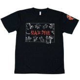 Tシャツ ブラックデビル 半袖 Mサイズ メンズ レディース 服 男女兼用 BLACK DEVIL ロゴ プリント 悪魔 キャラクター かっこいい たばこ ブランド タバコ 銘柄 おしゃれ 黒 ギフト プレゼント