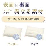 丸八 マルハチ 丸八真綿 ホテル枕 パイプ羽根枕  約43×63cm 至福の眠り 標準 フェザーパイマー枕 フェザーパイプ枕 旅館 有名ホテル チェーンホテル 送料無料 業務用 プロ用寝具 ホテル仕様 新生活 ギフト プレゼント おしゃれ かわいい