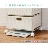 ラック ランドリー 5段 幅40.5cm カゴ 洗濯かご 4個つき 洗濯機 収納 おしゃれ スリム 縦型 洗濯機収納 ランドリー収納 ホワイト グレー 収納棚 洗濯物 洗面所 脱衣所 新生活