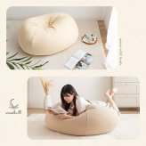 Neochill ネオチル 補充用ビーズ 350g ビーズクッション 補充ビーズ 詰め替え 中身 追加ビーズ へたらない クッション用 0.5mm 0.8mm マイクロビーズ パウダービーズ 発砲ビーズ 極小 詰替用