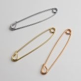 カラーピン カラーバー 安全ピン 穴なしok メンズ 3色 スーツ オフィス 紳士 お洒落 シャツ ネクタイ メタリック ボール シンプル クラシカル 男性