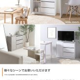 食器棚 キッチン収納 キャビネット 幅56.3cm 薄型 収納棚 皿入れ 収納家具 おしゃれ かわいい シャビー シンプル 北欧風 可動棚 高さ調整 キャスター付き 移動簡単 キッチン リビング サイド収納 ホワイト グレー 省スペース 木製：