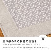 ラグ カーペット 洗濯機で洗える メルニーク 約200×240cm ホット カバー フランネル カービング加工 シンプル オールシーズン 新生活