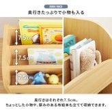 収納家具 ラック 絵本 本棚 幅63cm 奥行27cm 高さ59cm マガジン 角丸 オープン収納 楽々片付け お子様 小物 コンパクト おもちゃ 壁面収納 リビング収納 書斎 文庫本 書類 雑誌 漫画 整理 スッキリ収納 木目調 収納