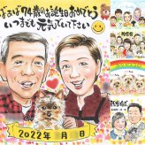 誕生日の記念に、大切な人に似顔絵を贈りませんか。ラッピング対応で、贈り物として渡しやすい似顔絵です。 バースデー ギフト 似顔絵 プレゼント 贈り物 名入れ 手描き 誕生日 記念日 お祝い 子供 女の子 男の子 子ども 家族 修正無料 下書き確認 名入れ 宝物 一生もの かわいい 似てる サプライズ 記念 誕生日 同窓会 白寿祝い 大人数 メモリアル 披露宴 感謝の品 ブライダルギフト 初任給