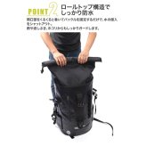 Gran Walker グランウォーカー 4WAY 防水バックパック 57L 大容量 ロールトップ 防水リュック 釣り キャンプ アウトドア 防災グッズ キャンプ アウトドア用