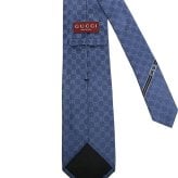 グッチ GUCCI ネクタイ 456520-4B002-4300 メンズ ブルー ネクタイ