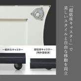 WALL デバイスワゴン A2対応 SEVENSTAND セブンスタンド 大型DVDレコーダー BDレコーダー PS5 プレステ5 PS4 収納 収納家具 サイド収納 収納ボックス 配線整理 コードカバー付き スチール製 WALLシリーズ テレワーク