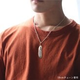 ハワイアンジュエリー シルバー ペアペンダントトップ 2個セット 刻印 無料 誕生石入れ可 羽根 羽 フェザー 翼 Lサイズ シルバー925 チェーン別売 ネイティブ BY THE SEA バイザシー カップル 夫婦 プレゼント ハロウィン 【品番：SP323LP】