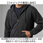 ユナイテッドアスレ パーカー 通販 フルジップパーカー 裏パイル 綿100 フェードウォッシュ ヴィンテージ風 オーバーサイズ 無地パーカー 厚手アウター ユニセックス カジュアル 秋冬新作 フード付き ルームウェア スウェット 8.8オンス