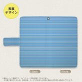 Galaxy A23 GalaxyA23 手帳型スマホケース カバー ボーダー 細 青 2022年 10月発売 nk-004s-a23-dr1288