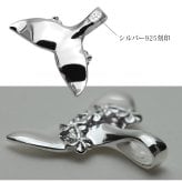 ハワイアンジュエリー ネックレス ホエールテール ペアネックレス 2本セット スクロール プルメリア 刻印 無料 誕生石入れ可 シルバー925 大人 長さ選べる カップル 夫婦 プレゼント ハロウィン 【品番：CG-SP30801-SP31401P】