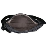キプリング ショルダーバッグ レディース ブランド Kipling イゼラ ロゴ ワンポイント 総柄 K12592-K59 Signature Emb 黒