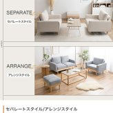 ソファ 座椅子 コーデュロイ ブラウン アイボリー モカブラウン ー 2人掛け 二人掛け 2P ロー コンパクト ファブリック 肘掛け 肘付き クッション フロア I字型 天然木 北欧 おしゃれ
