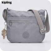 キプリング ショルダーバッグ レディース ブランド Kipling アルト ロゴ ワンポイント 無地 K19911-8DH Inviting Grey グレー