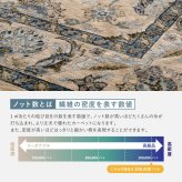 ラグ カーペット ウィルトン エジプト製 ホット 対応 床暖房対応 長方形 ペルシャ調 花柄モチーフ パイル リビング ダイニング 玄関マット キッチンマット マット 絨毯 上品 高級感 オールシーズン おしゃれ かわいい 北欧 約160×235cm