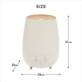 ハイブリッド加湿器 フォグモイスト 5.5L 大容量 超音波 加熱式 上部給水 アロマ対応 静音 ウッド調 木目調 上から給水 自動湿度調整 省エネ 抗菌カートリッジ付き タイマー付 抗菌 ミスト 冬物家電 卓上 寝室 リビング ギフト 新生活 スリーアップ 【選べる特典付】
