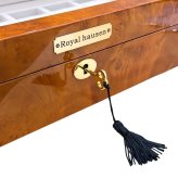 正規品 ロイヤルハウゼン 腕時計 収納ケース 12本 鍵付き 時計ケース ウォッチケース コレクションケース 木目調 ブラウン メンズ レディース Royal hausen 成人 卒業 入学