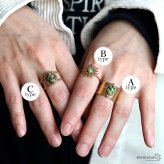ステンレス ボヘミアンリング 3タイプ ジャスパー 18KGP ゴールド gold エスニック 太陽 オープンリング フリーサイズ レディース 女性 指輪 金属アレルギー対応