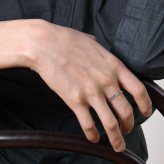 リング 指輪 ユニセックス サージカルステンレス 316L 華奢 スリムリング(シアーズ)  sr43-0001