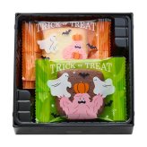 【モロゾフ ハロウィーンサプライズ（オデット） 5個入】  ハロウィンパーティー おばけ 黒猫 秋限定 数量限定 クッキー クッキーサンド チョコレートサンド 洋菓子 お菓子 詰め合わせ 手土産 プレゼント ギフト プチギフト 個包装