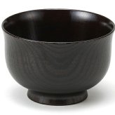 山中塗　欅汁椀（黒） インテリア 漆器 盆 カタログギフト 景品 粗品