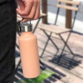 パグ かわいい 取っ手付きマグボトル おしゃれ 290ml 保温 保冷 ステンレス マグボトル 取っ手付き 真空 断熱 二重構造 ボトル タンブラー 水筒 マイボトル オリジナル ブルドッグ 犬 ペット 動物 アニマル