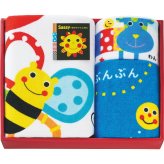 サッシー サッシーのあかちゃんえほんタオル [26-0265-102] バス・フェイス・ループタオルセット ＳＥ ８２９２ プレミアムギフト 贈り物 お祝い 綿１００％ 内祝い 出産内祝い 結婚内祝い 快気祝い 新築祝い お返し 贈り物 プレゼント ギフト