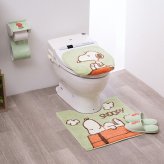 スヌーピー ペーパーホルダーカバー ドッグハウス グリーン トイレ用品 SNOOPY