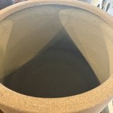 鉢カバー おしゃれ 大型 軽量 17号 14号 丸型 KONTON コントン パボ ミドル L Mサイズ 高級 北欧 モダン ナチュラル 室内 屋内 観葉植物用 多肉植物 サボテン シンボルツリー 特大 底穴なし 玄関 リビング プランター 深型 オフホワイト ブラウン グレー