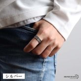 ステンレス ローマ数字リング 喜平 チェーンリング 動く ギミックリング メンズ ゴールド シルバー ブラック 指輪 メタル 文字 かっこいい 大人 お洒落 プチプラ 男性 金属アレルギー対応
