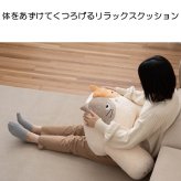 アニマル クッション 抱き枕 肘置き 背もたれ ごろ寝 読書 スマホ クッション コタン 約63×48×33cm かわいい おしゃれ 猫 ミケネコ フクロウ リス 癒やし インテリア プレゼント ギフト