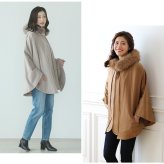 ケープ カシミヤ 100% ポンチョ フード付き 暖かい レディース アウター マント ケープポンチョ ケープコート フォックスファー ボレロ 春 秋 冬 ブラック キャメル ギフト プレゼント 6F (02000047r)