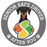 カーサイン 高齢者マーク SENIOR SAFE DRIVER ドーベルマン ステッカー シール 直径13cm 肉球 日本製 車
