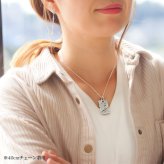 ハワイアンジュエリー ネックレス シルバー ネックレス 刻印 無料 誕生石入れ可 ジルコニア プレート スクロール シンプル シルバー925 ギフトラッピング可能 チェーン 長さ選べる プレゼント ハロウィン 【品番：CG-SP2938】