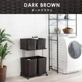 ラック ランドリー 2段 幅60cm カゴ 洗濯かご 4個つき 洗濯機 収納 おしゃれ スリム 縦型 洗濯機収納 ランドリー収納 ホワイト グレー 収納棚 洗濯物 洗面所 脱衣所 新生活