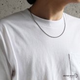 純チタン製 軽い ネックレスチェーン 喜平ネックレス 細身 つけっぱなし 幅2mm シルバー 細い 極細 シンプル 大人 つけたこと忘れる メンズ 男性 金属アレルギー対応